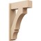 Ekena Millwork 7 1/2-in W x 22-in D x 34-in H Balboa Block Rough Cedar Woodgrain TimberThane Outlooker, Primed Tan OUTUR075X22X34BOA44RCPR - alternate 1